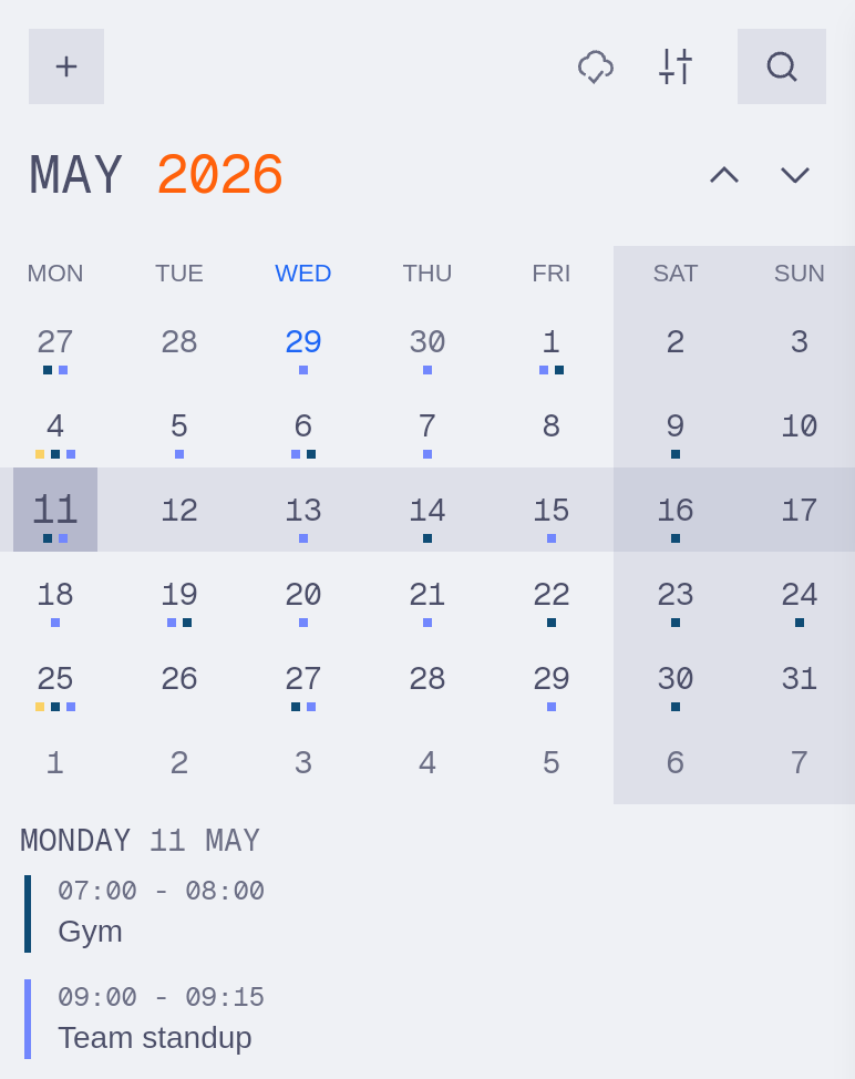 Catpuccin Light theme