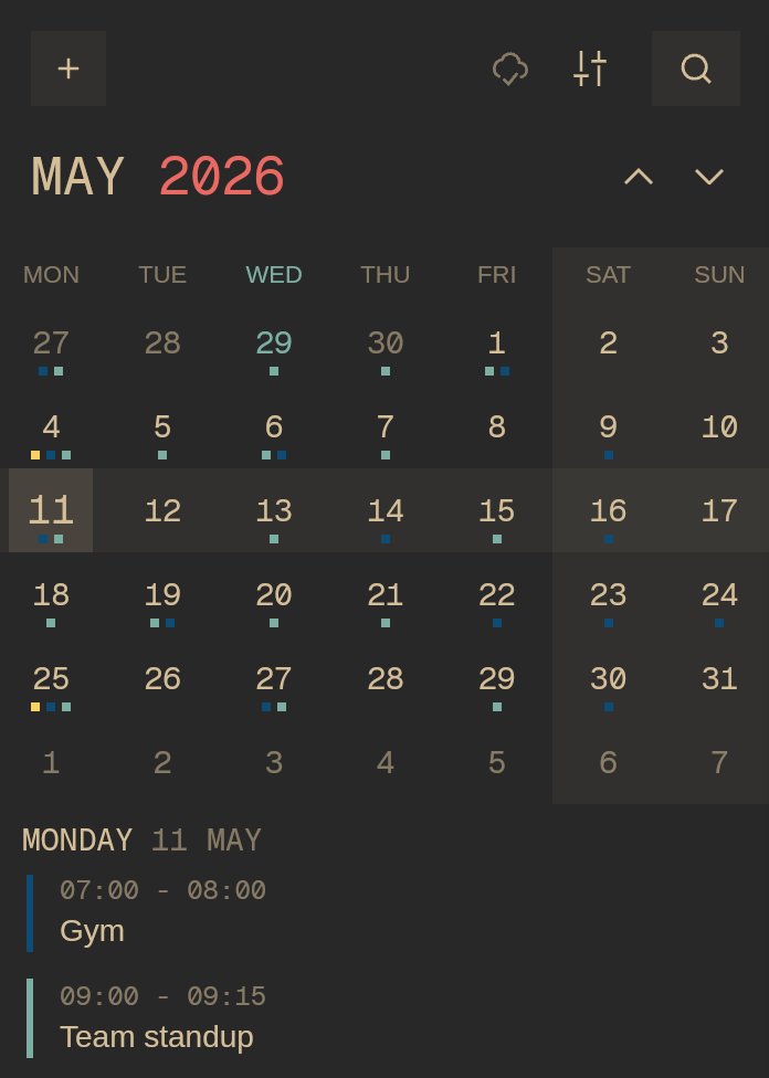 Gruvbox theme